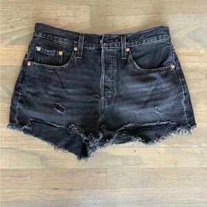 Levi’s 501 Denim Cutoff Shorts, Size 28